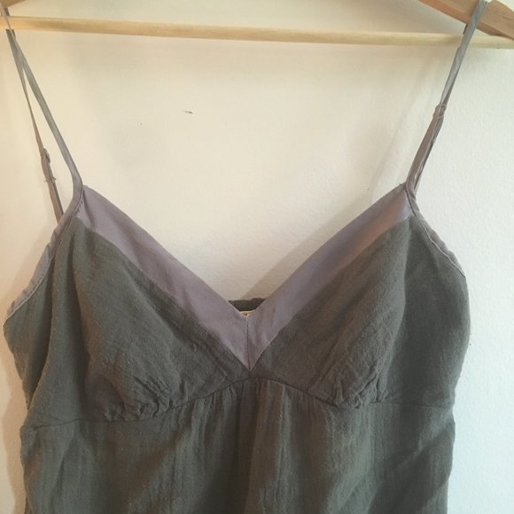 2 for 25  Barney's New York Light Grey Dress with Lilac Silk Details - Picture 2 of 3